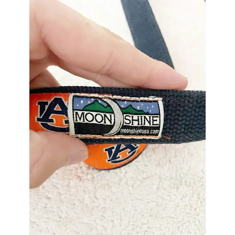 Moonshine Aubrun University Orange Belt Preppy Large Canvas Logo College